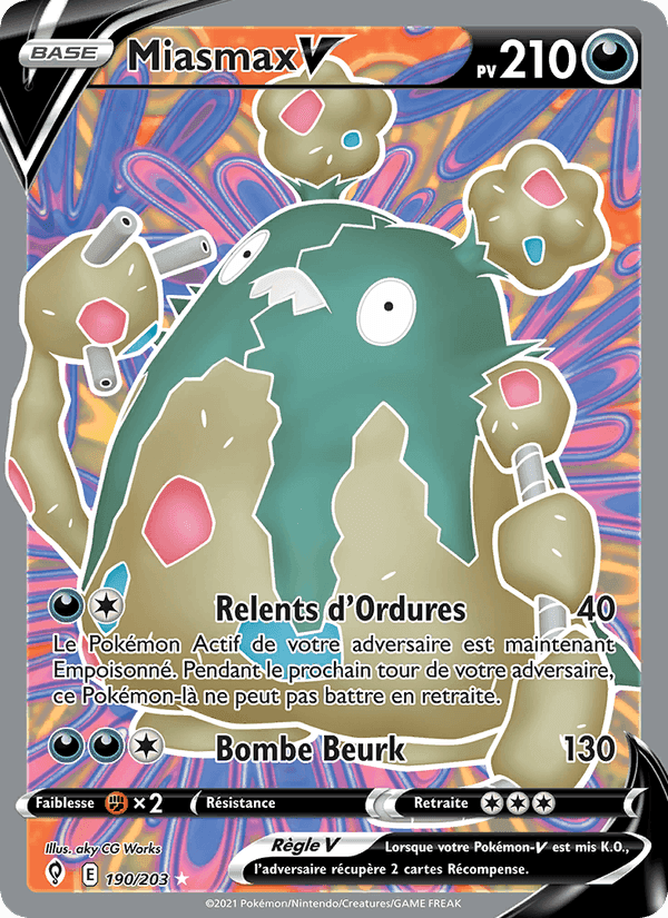 Miasmax V, carte 190 de Évolution Céleste