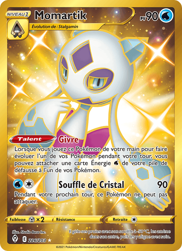 Momartik, carte 226 de Évolution Céleste