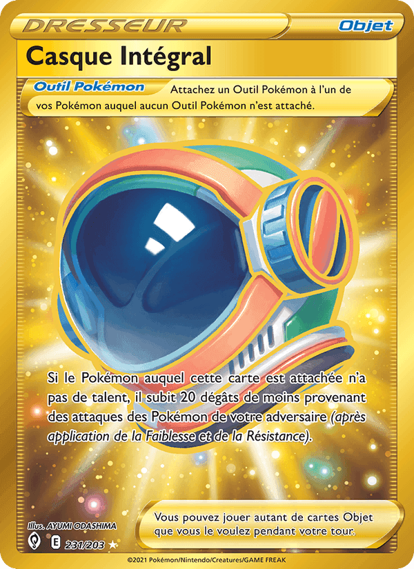 Casque Intégral, carte 231 de Évolution Céleste