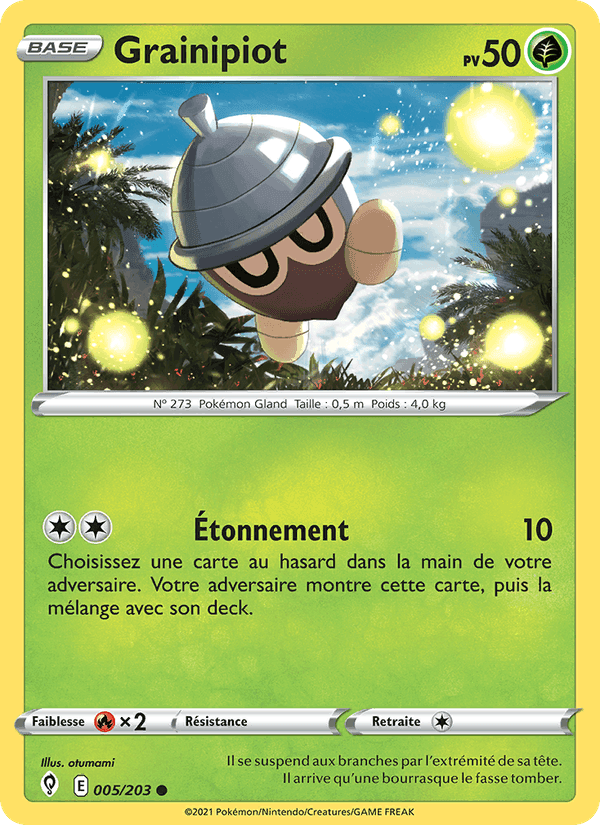 Grainipiot, carte 5 de Évolution Céleste