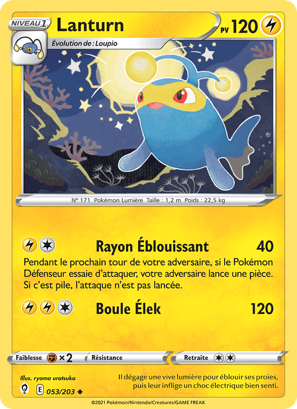 Lanturn, carte 53 de Évolution Céleste