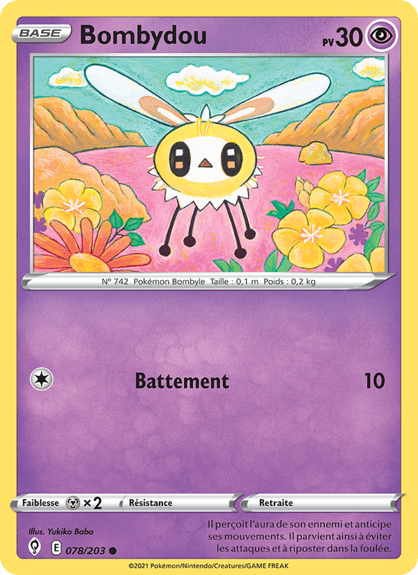 Bombydou, carte 78 de Évolution Céleste