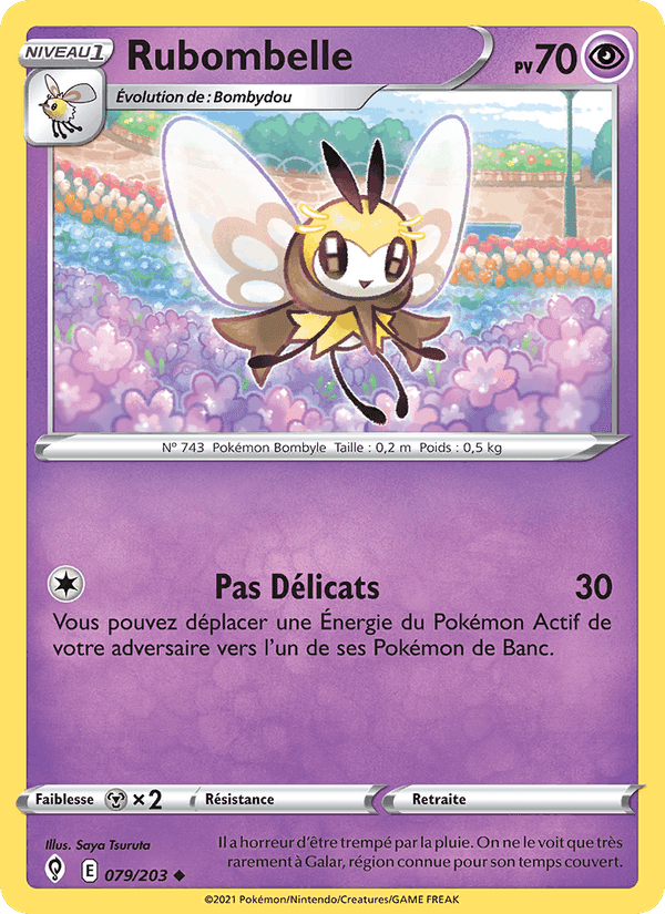 Rubombelle, carte 79 de Évolution Céleste