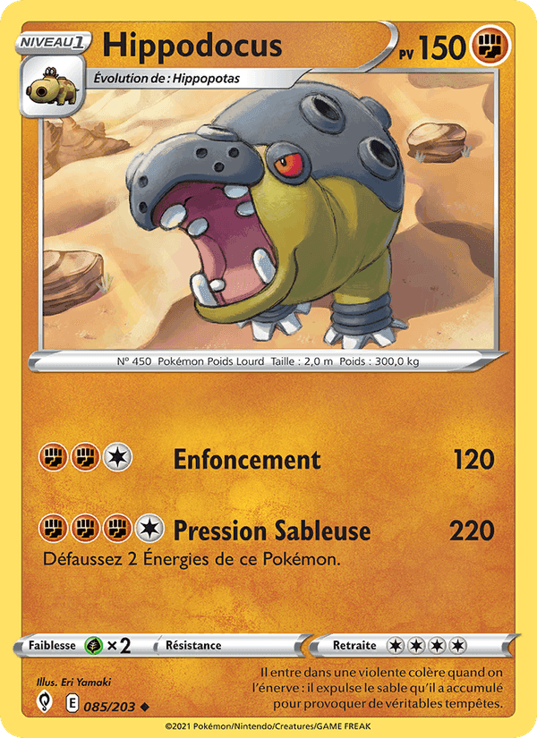 Hippodocus, carte 85 de Évolution Céleste