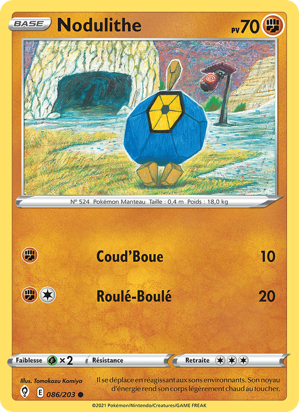 Nodulithe, carte 86 de Évolution Céleste