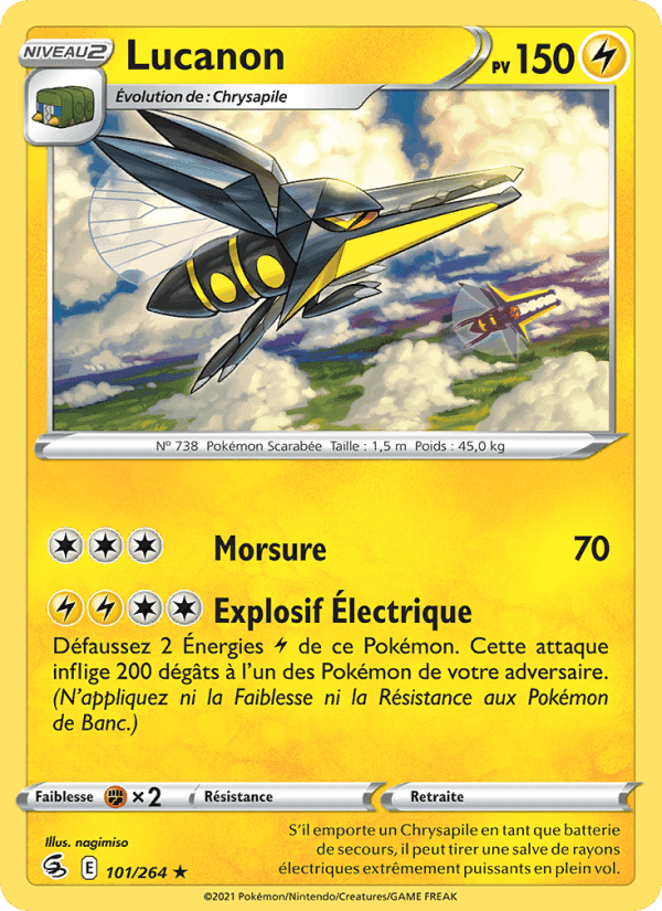 Lucanon, carte 101 de Poing de Fusion