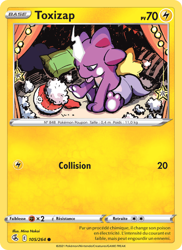 Toxizap, carte 105 de Poing de Fusion