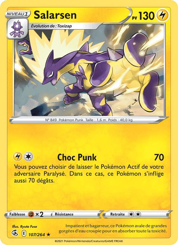 Salarsen, carte 107 de Poing de Fusion