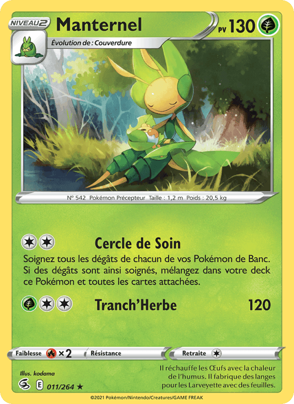 Manternel, carte 11 de Poing de Fusion