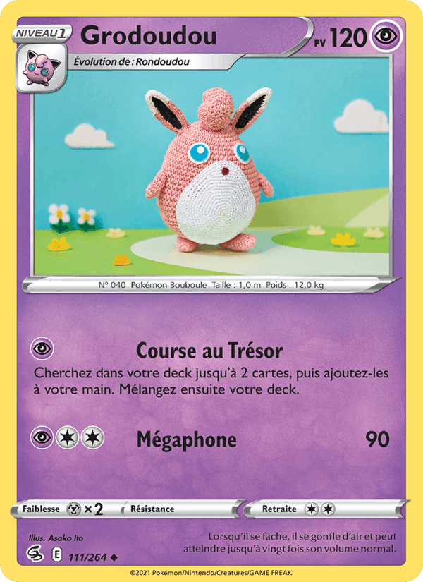Grodoudou, carta 111 de Poing de Fusion