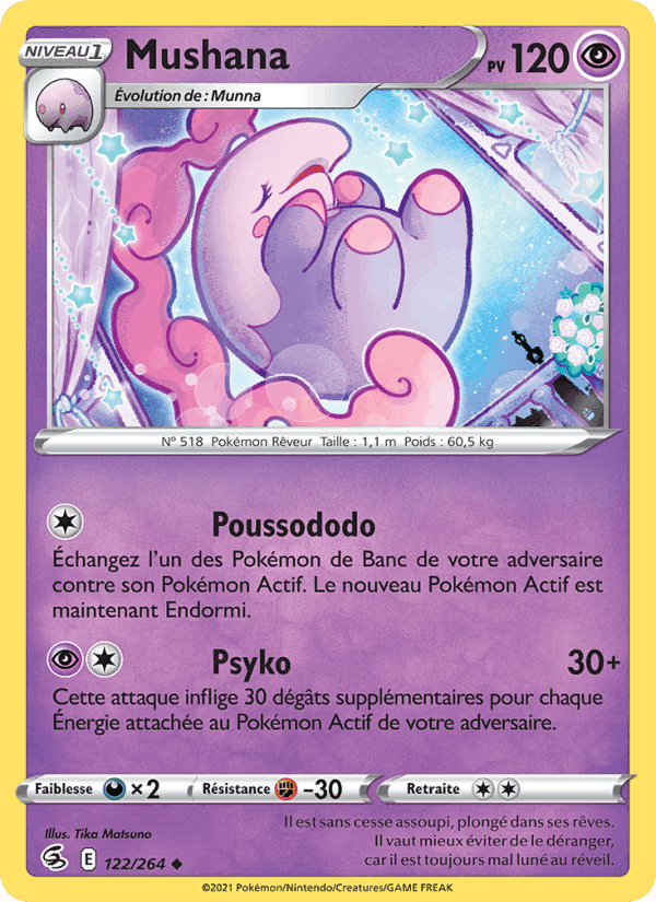 Mushana, carte 122 de Poing de Fusion