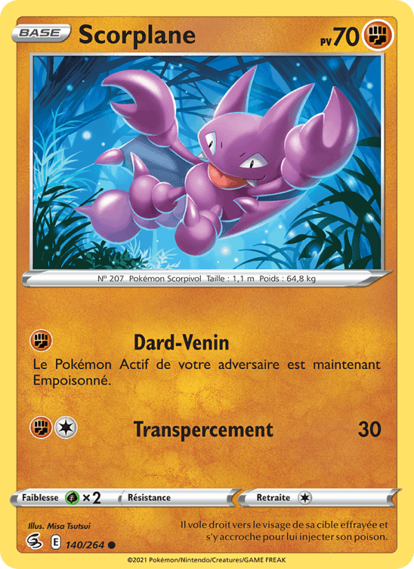 Scorplane, carte 140 de Poing de Fusion