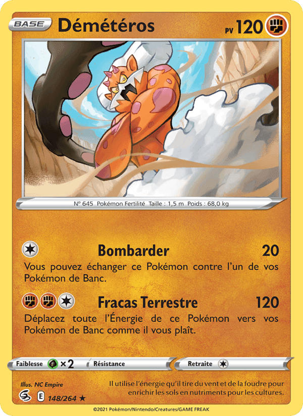 Démétéros, carte 148 de Poing de Fusion