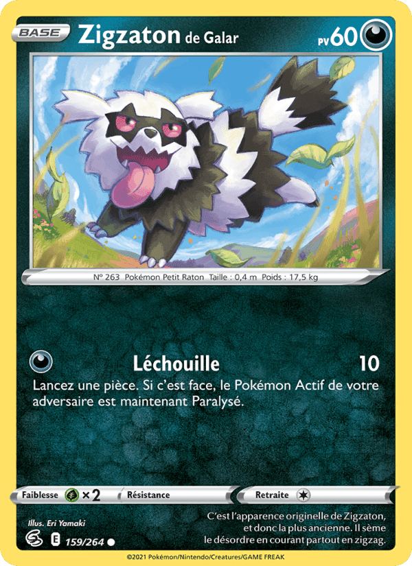 Zigzaton de Galar, carta 159 de Poing de Fusion