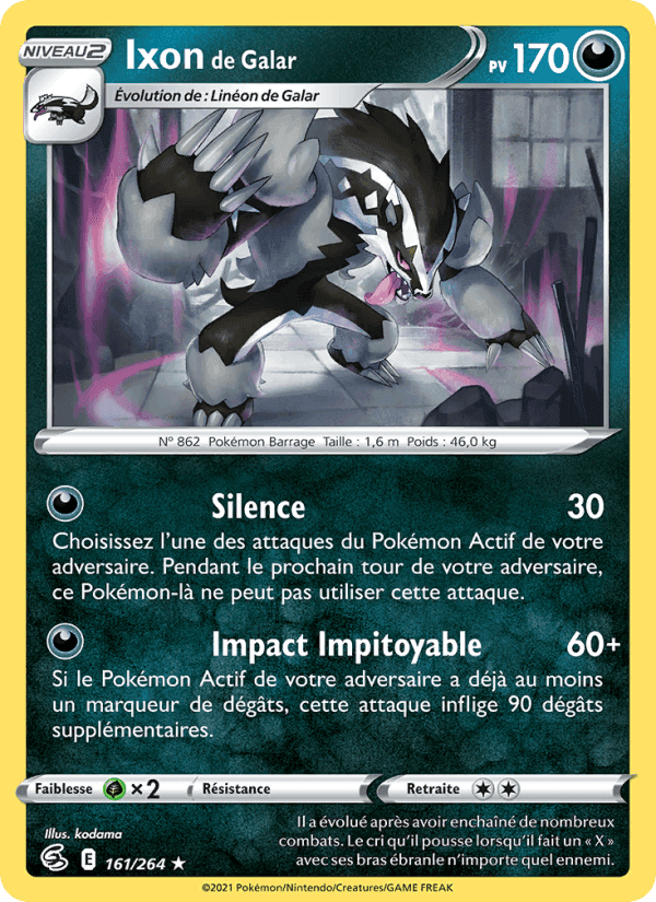 Ixon de Galar, card 161 from Poing de Fusion