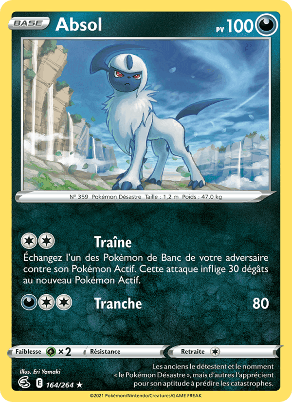 Absol, carte 164 de Poing de Fusion