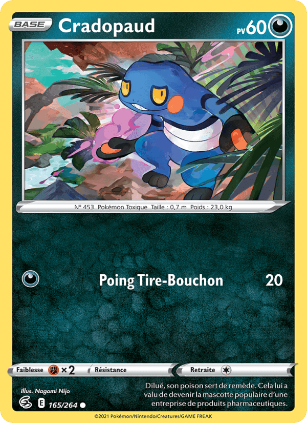Poing de Fusion の 165 番、Cradopaud