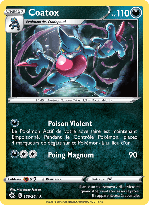 Coatox, carte 166 de Poing de Fusion