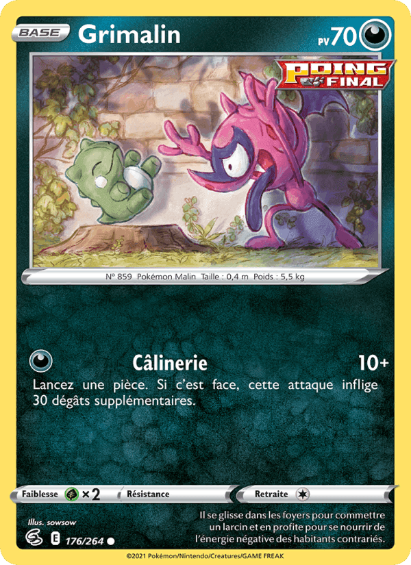 Grimalin, carte 176 de Poing de Fusion