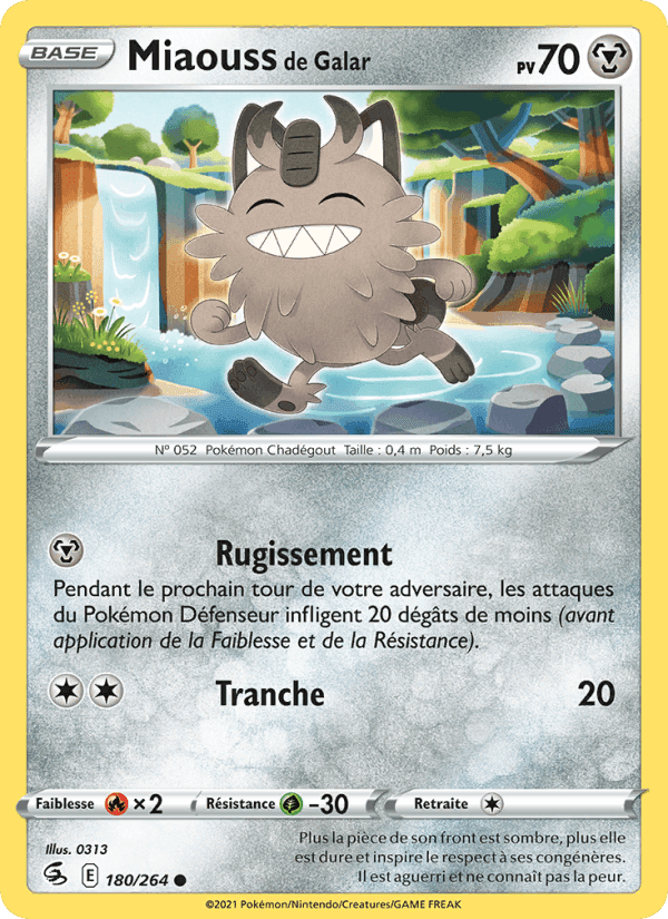 Miaouss de Galar, card 180 from Poing de Fusion