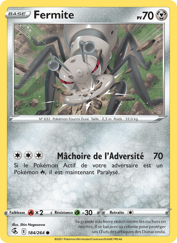 Fermite, carte 184 de Poing de Fusion