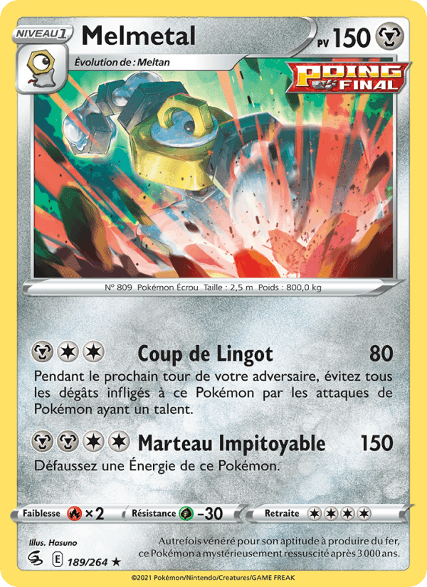 Melmetal, carte 189 de Poing de Fusion