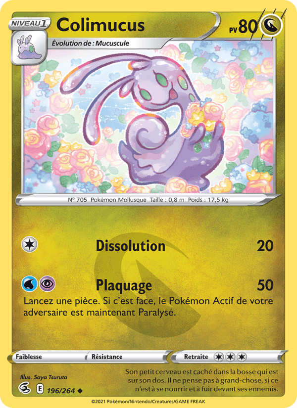 Colimucus, card 196 from Poing de Fusion