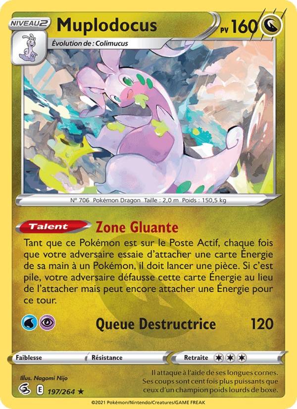 Muplodocus, carta 197 di Poing de Fusion