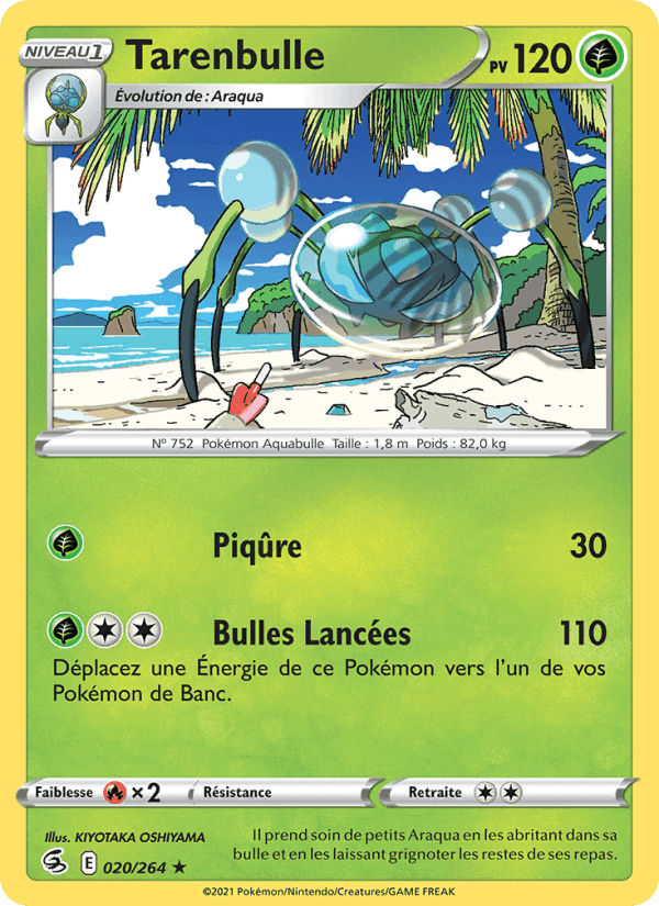 Tarenbulle, carte 20 de Poing de Fusion