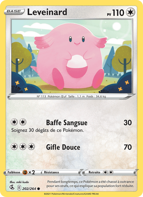 Leveinard, carte 202 de Poing de Fusion