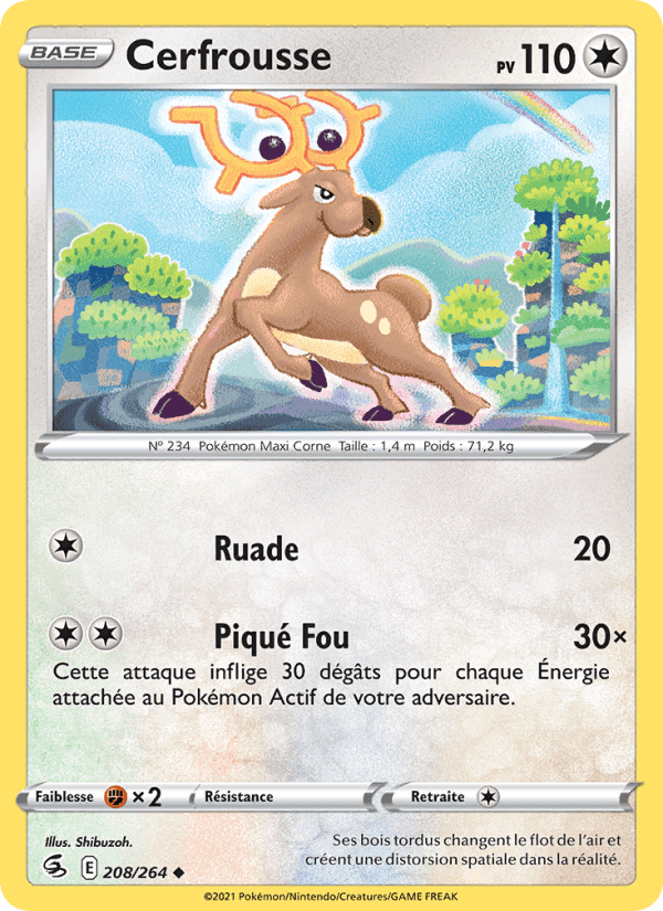 Cerfrousse, carte 208 de Poing de Fusion