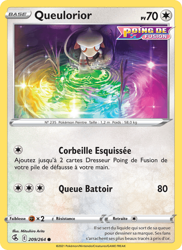 Queulorior, carte 209 de Poing de Fusion