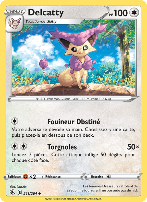 Delcatty, carte 211 de Poing de Fusion
