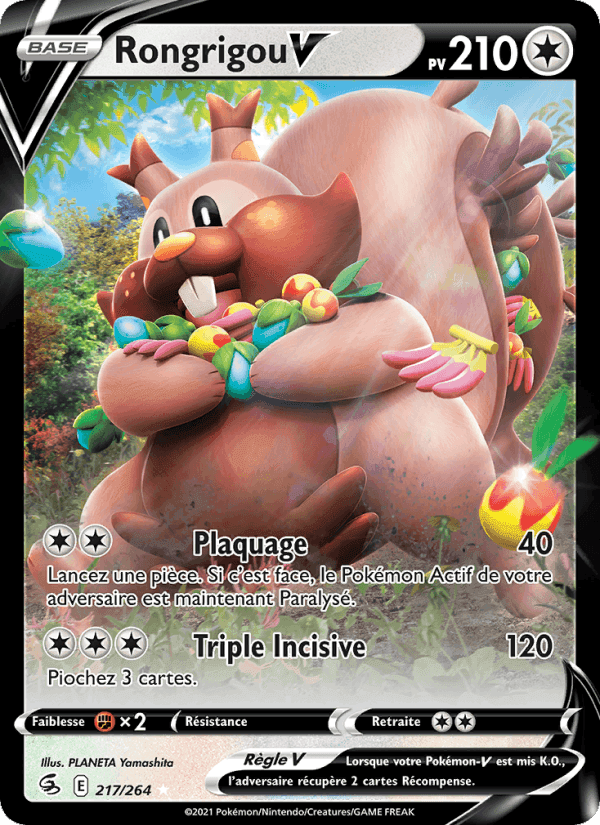 Rongrigou V, carte 217 de Poing de Fusion