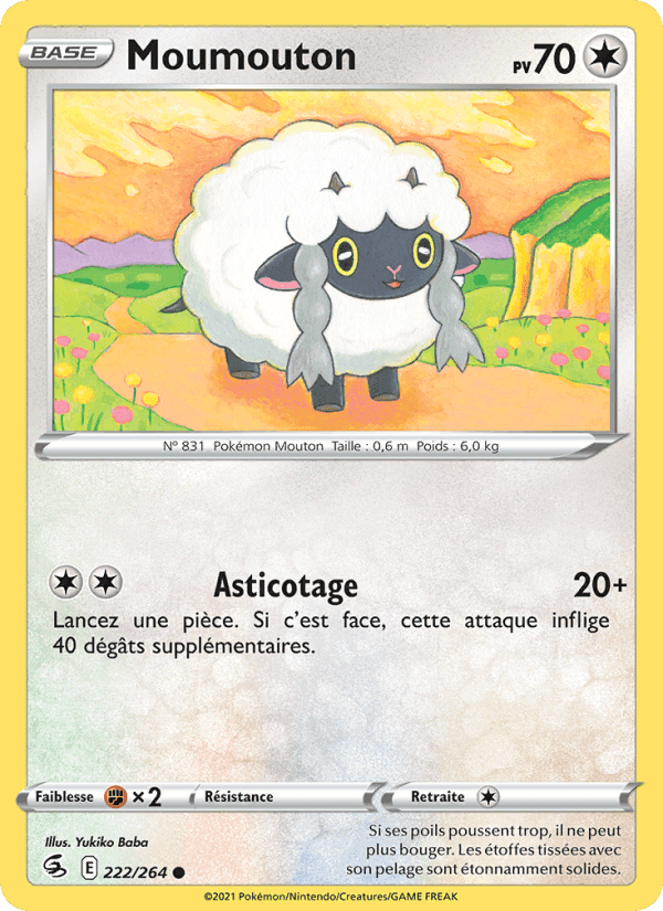 Moumouton, card 222 from Poing de Fusion