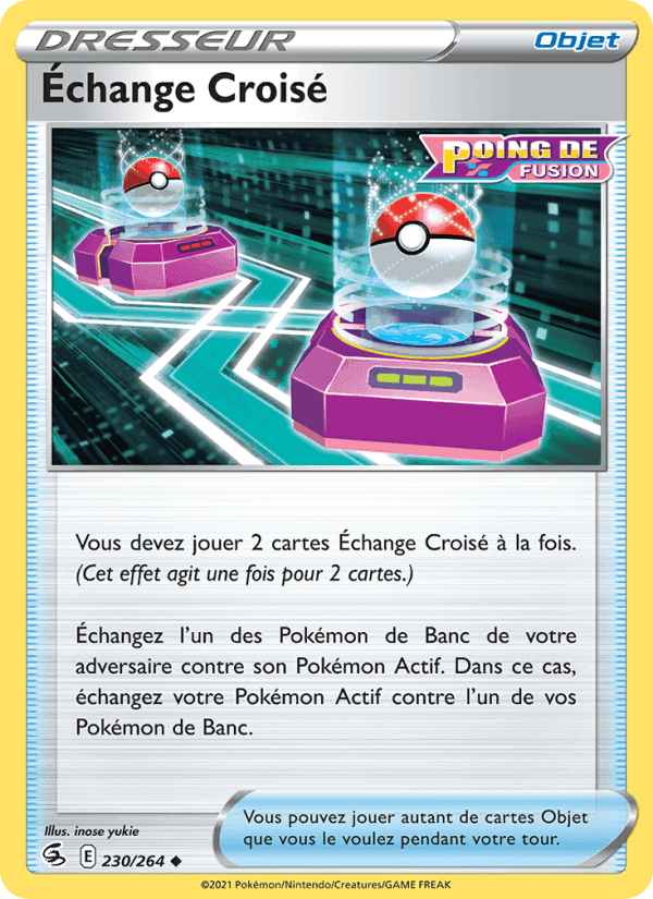 Échange Croisé, carte 230 de Poing de Fusion