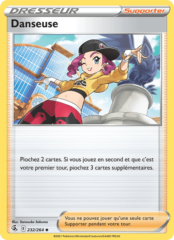 Danseuse, carte 232 de Poing de Fusion