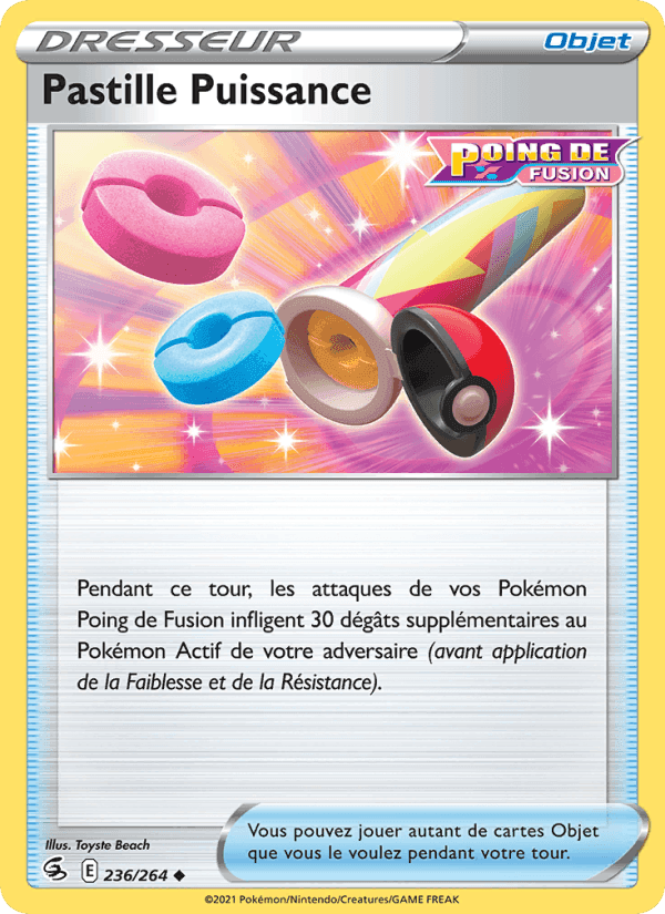 Pastille Puissance, card 236 from Poing de Fusion