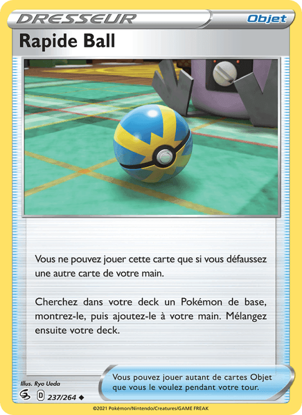 Rapide Ball, carte 237 de Poing de Fusion