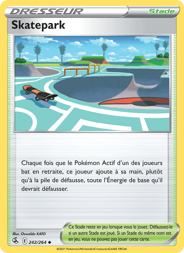 Skatepark, carte 242 de Poing de Fusion