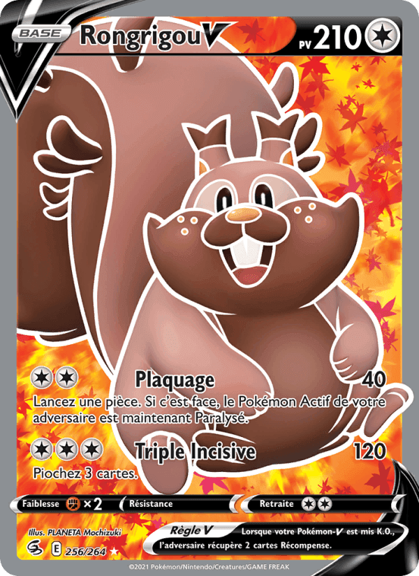 Rongrigou V, card 256 from Poing de Fusion