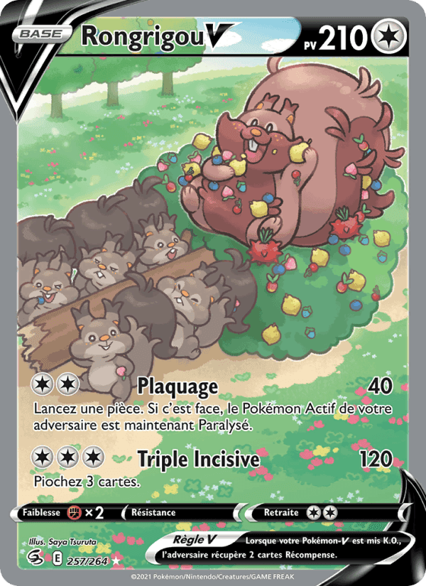 Rongrigou V, carte 257 de Poing de Fusion