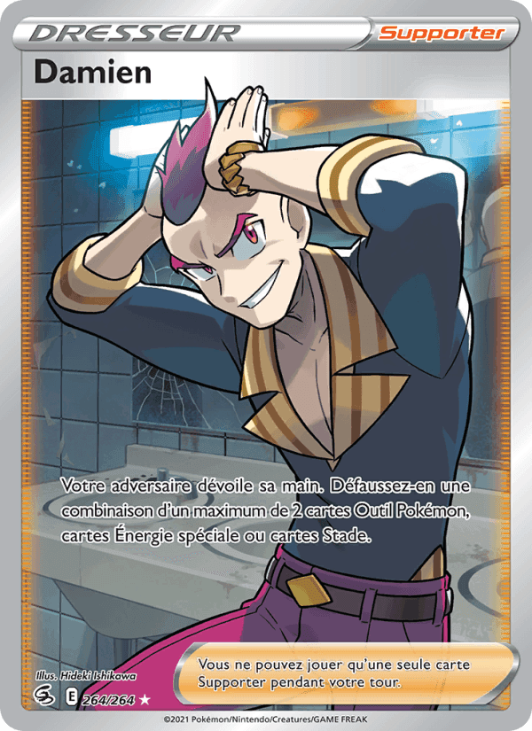 Damien, carte 264 de Poing de Fusion