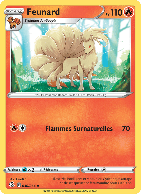 Feunard, carta 30 di Poing de Fusion