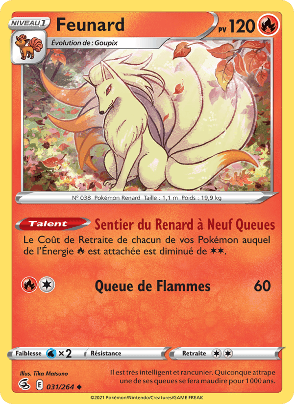 Feunard, carte 31 de Poing de Fusion