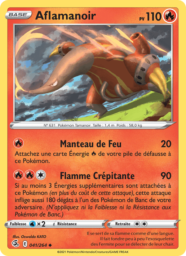 Aflamanoir, carte 41 de Poing de Fusion