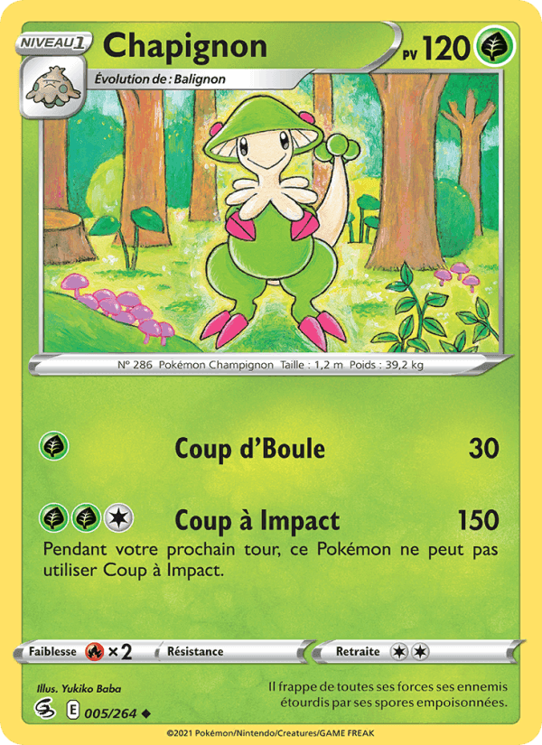 Chapignon, carte 5 de Poing de Fusion