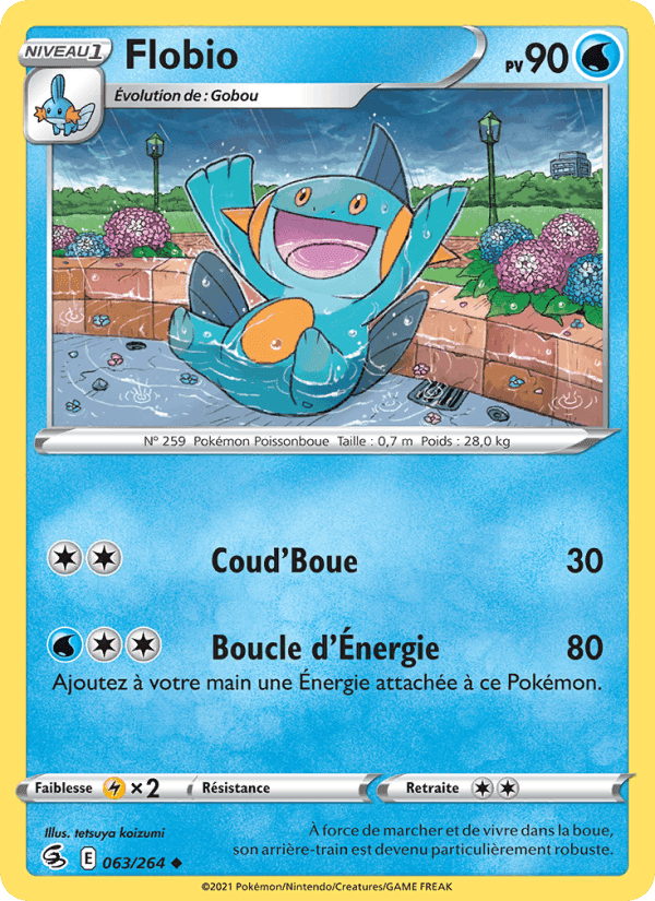 Flobio, carte 63 de Poing de Fusion