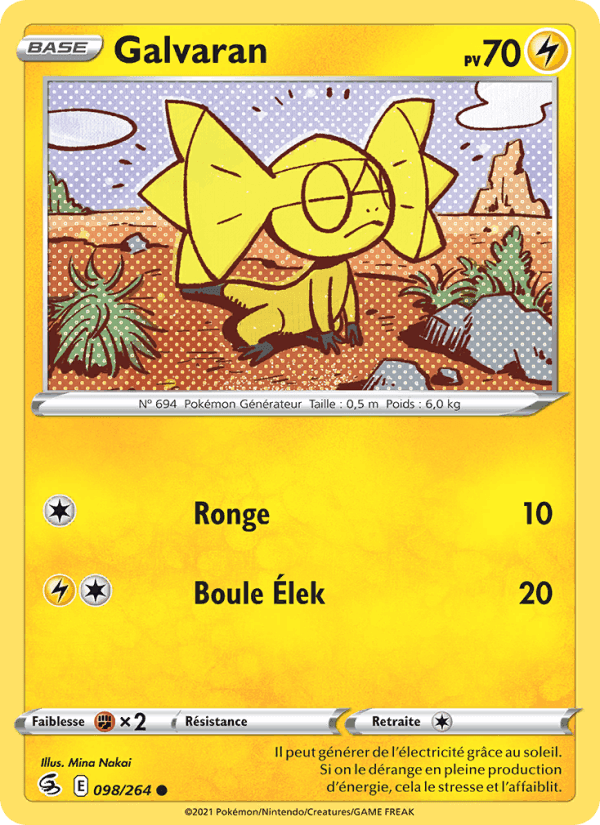 Galvaran, carte 98 de Poing de Fusion