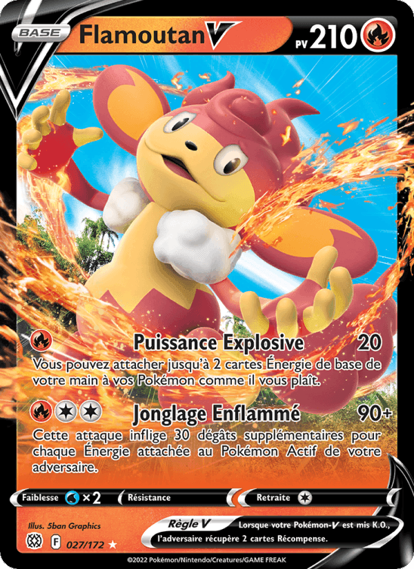 Flamoutan V, card 027 from Stars Étincelantes